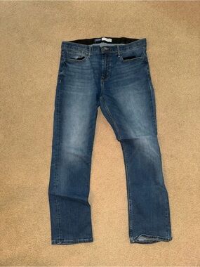 Old Navy Men's Medium Blue Straight-Leg Jeans